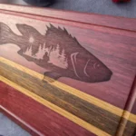 Exotic Hardwood Bass Cutting Board Seattle