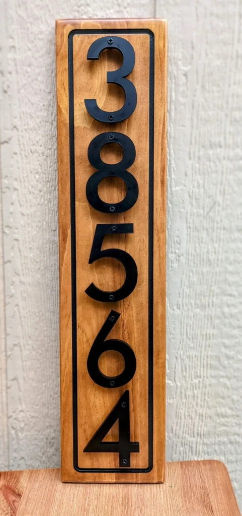 Address Sign wal Art Seattle